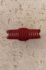 Georgie Claw Clip - Sangria Shimmer - The Self Styler