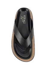 Theo Platform Thongs - Black - The Self Styler