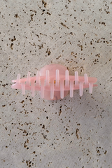 Sophia Acetate Hair Claw Clip - Pink - The Self Styler