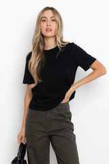 Baylee Basic Tee - Black