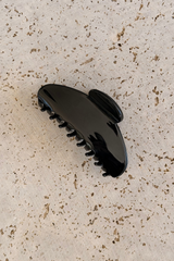 Sophia Acetate Hair Claw Clip - Black - The Self Styler