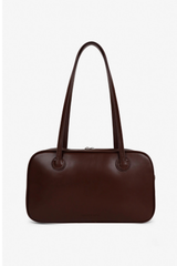 Brenna East-West Shoulder Bag - Chocolate