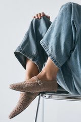 Tilt Teddy Ballet Flats - Mocha