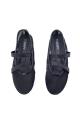 District Mesh Ballet Flats - Black