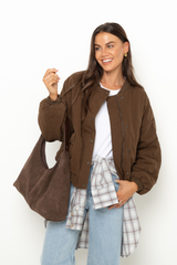 Finn Bomber Jacket - Deep Olive - The Self Styler