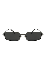Gwenyth Polarised Metal Frame Sunglasses - Black