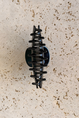 Sophia Acetate Hair Claw Clip - Black - The Self Styler