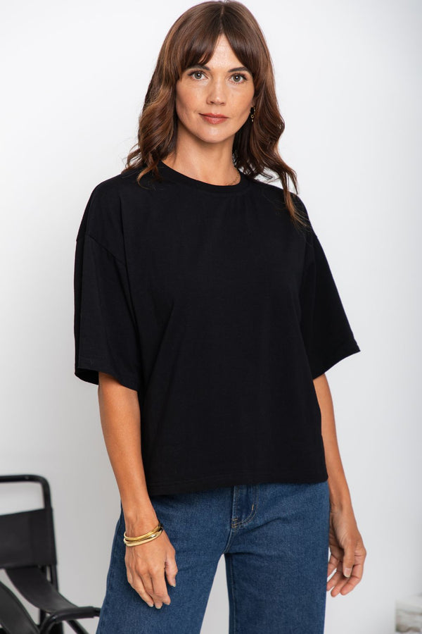 Koah Boxy-Fit Tee - Black