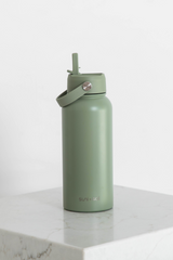 Flynn 1L Water Bottle - Sage Green - Suni and Sol - The Self Styler