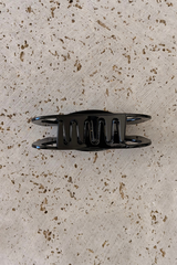 Bonnie Acetate Hair Claw Clip - Black - The Self Styler