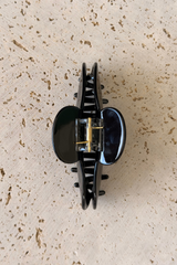 Sophia Acetate Hair Claw Clip - Black - The Self Styler