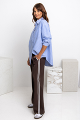 Bentley Relaxed-Fit Shirt - Blue Stripe
