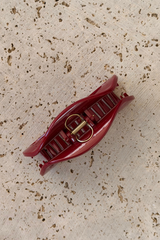 Lola Hair Claw Clip - Sangria Shimmer - The Self Styler