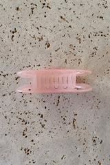 Bonnie Acetate Hair Claw Clip - Pink - The Self Styler