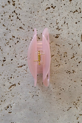Bonnie Acetate Hair Claw Clip - Pink - The Self Styler