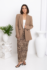 Taj Maxi Skirt - Leopard Print