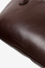 Brenna East-West Shoulder Bag - Chocolate