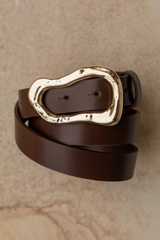 Lee Buckle Belt - Chocolate - The Self Styler