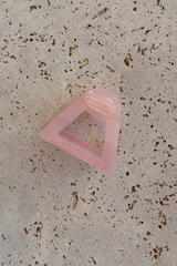 Charlie Acetate Hair Claw Clip - Pink