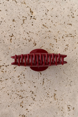 Paloma Hair Claw Clip - Sangria Shimmer - The Self Styler