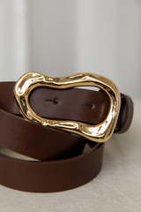 Lee Buckle Belt - Chocolate - The Self Styler