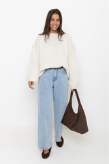 Benji Knit Jumper - Cream