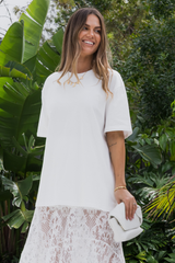 Sonny Relaxed-Fit Tee - White - The Self Styler