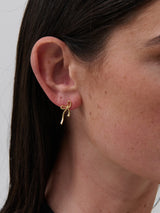 Madison Bow Earrings - Gold - The Self Styler