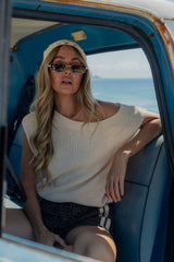Avalon Off-The-Shoulder Top - Ivory Cream