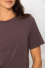 Baylee Basic Tee - Chocolate