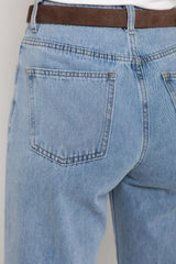 Dakota Straight-Leg Denim Jeans - Light Blue Wash