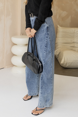 Hudson Barrel Denim Jeans - Acid Wash