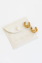 Holli Hoop Earrings - Gold - The Self Styler