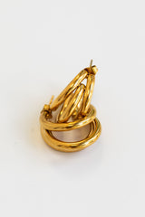 Holli Hoop Earrings - Gold - The Self Styler