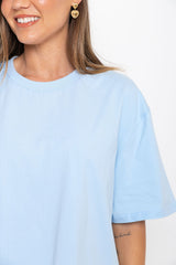 Myles Relaxed-Fit Tee - Blue - The Self Styler