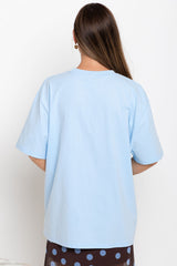 Myles Relaxed-Fit Tee - Blue - The Self Styler