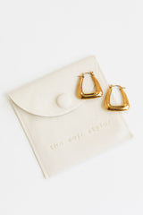 Ari Hoop Earrings - Gold - The Self Styler