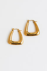 Ari Hoop Earrings - Gold - The Self Styler