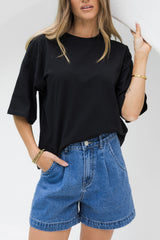 Koah Boxy-Fit Tee - Black - The Self Styler