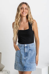 Vera Tank Top - Black - The Self Styler