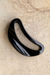 Bonnie Claw Hair Clip - Black - The Self Styler