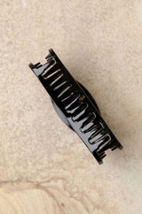 Bonnie Claw Hair Clip - Black - The Self Styler