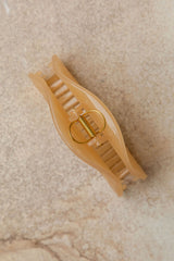 Bonnie Claw Hair Clip - Caramel - The Self Styler