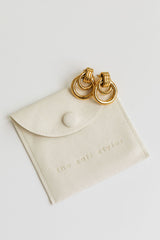 Kyra Drop Stud Earrings - Gold - The Self Styler