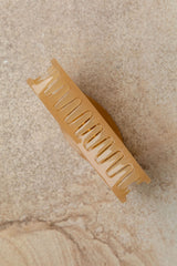 Bonnie Claw Hair Clip - Caramel - The Self Styler