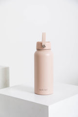 Flynn 1L Water Bottle - Soft Blush Pink - Suni and Sol - The Self Styler