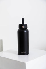 Flynn 1L Water Bottle - Black- Suni and Sol - The Self Styler