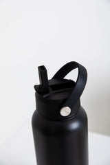 Flynn 1L Water Bottle - Black- Suni and Sol - The Self Styler