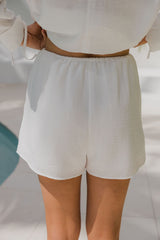 Romy Shorts - White - The Self Styler