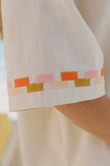 Pia Linen Shirt - Sand - The Self Styler